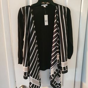 Black& white cardigan from NY& company size small